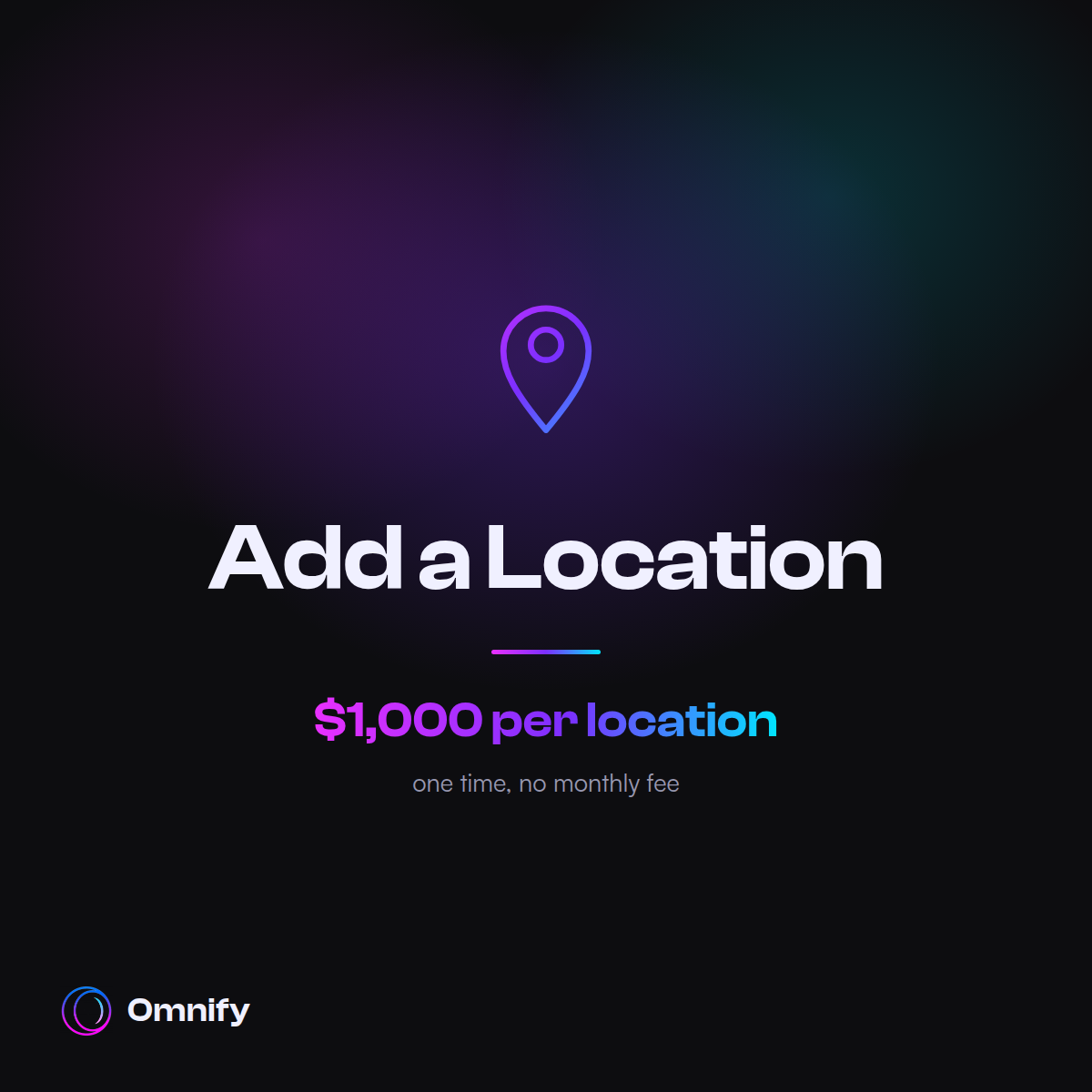 Add a Location by Omnify