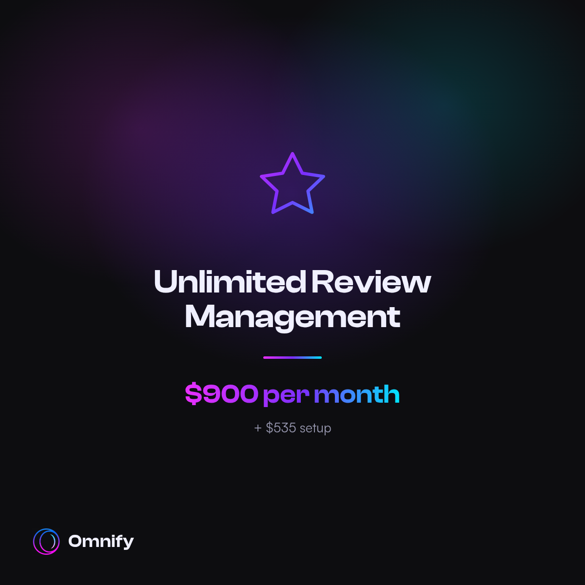 Unlimited Review Management by Omnify