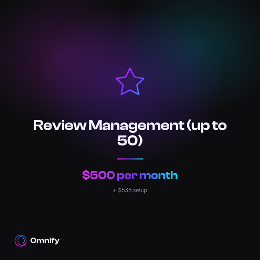 Review Management (up to 50) by Omnify